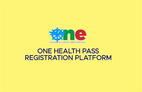 one health pass registration philippines.